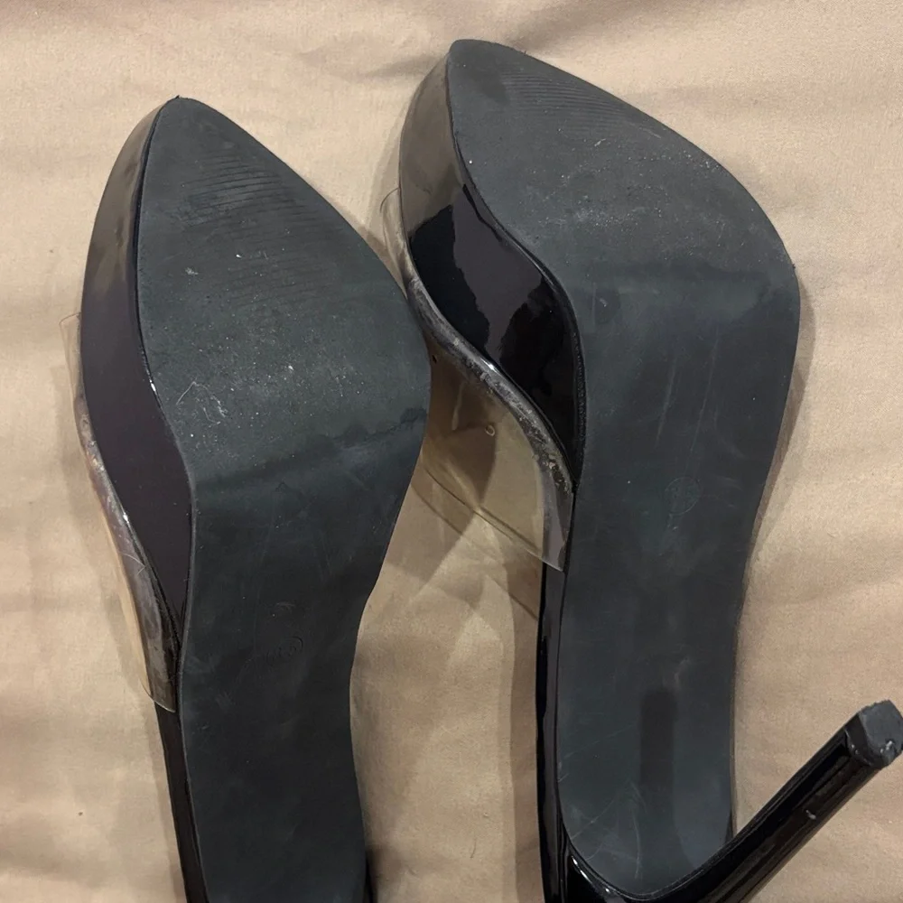 CAPE ROBBIN Elegant Black Stiletto Heels - Picture 2 of 3